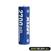 Xtar AA 2700mAh 4300mWh 1,5V Li-Ion akkumulátor (Max 2,5A)