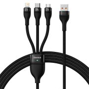   Baseus 3in1 USB elosztó USB-C/A -> USB-C, micro-USB, Lightning
