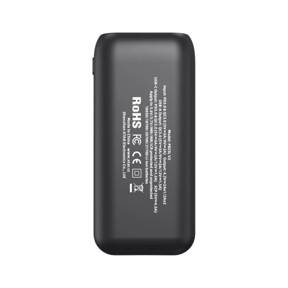 XTAR PB2SL V2  Li-ion akkutöltő 18650 FEKETE