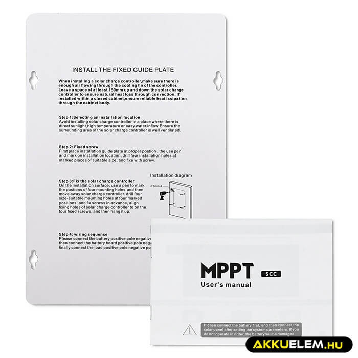 Qoltec Napelem Töltésvezérlo 12V/24V 30A MPPT  SOLAR 2xUSB