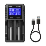 XTAR VX2 Pro Set Li-ion LiFePO4 Ni-MH Kétcsatornás töltő teszter