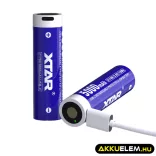 XTAR 21700 5000mAh 3,6V Li-Ion akkumulátor USB-C