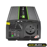 Qoltec színusz Inverter 1000W (max. 2000W) 12V -> 230V
