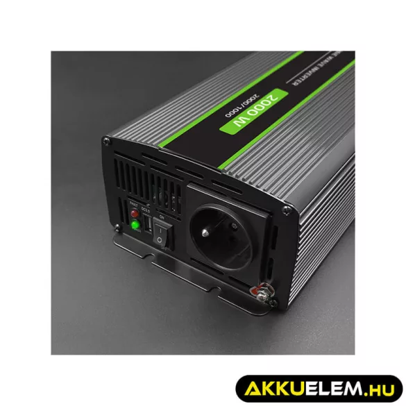 Qoltec színusz Inverter 1000W (max. 2000W) 12V -> 230V
