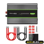 Qoltec színusz Inverter 2000W (max. 4000W) 12 V-ról 230V