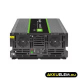 Qoltec színusz Inverter 2000W (max. 4000W) 12 V-ról 230V
