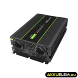 Qoltec színusz Inverter 2000W (max. 4000W) 12 V-ról 230V