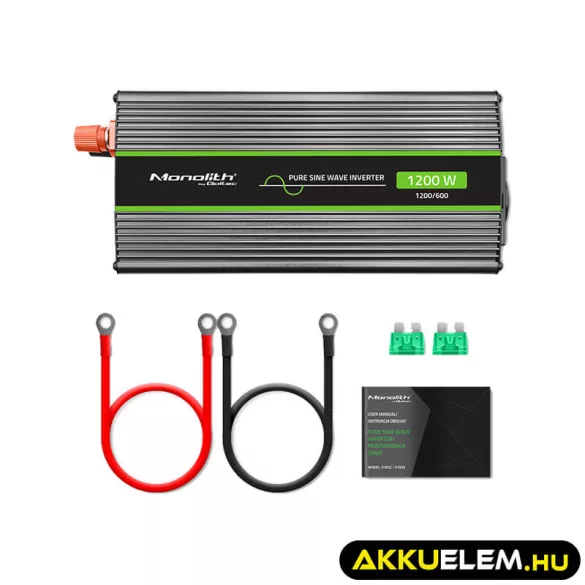 Qoltec színusz Inverter 600W (max. 1200W) 24 V-ról 230V-ra