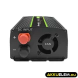 Qoltec színusz Inverter 600W (max. 1200W) 24 V-ról 230V-ra