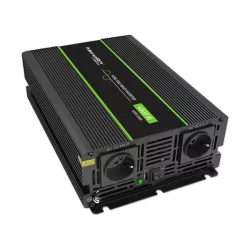   Qoltec színusz Inverter 2000W (max. 4000W) 24 V-ról 230V-ra