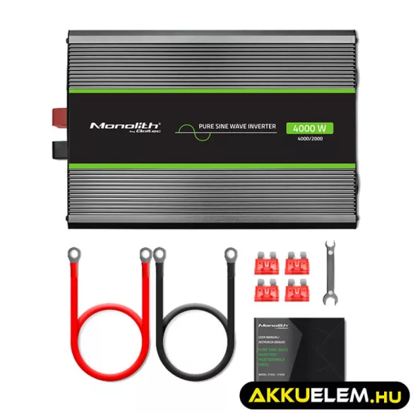 Qoltec színusz Inverter 2000W (max. 4000W) 24 V-ról 230V-ra