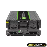 Qoltec színusz Inverter 2000W (max. 4000W) 24 V-ról 230V-ra