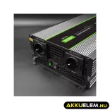 Qoltec színusz Inverter 2000W (max. 4000W) 24 V-ról 230V-ra