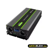 Qoltec színusz Inverter 3000W (max. 6000W) 24 V-ról 230V-ra LCD