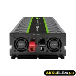 Qoltec színusz Inverter 3000W (max. 6000W) 24 V-ról 230V-ra LCD