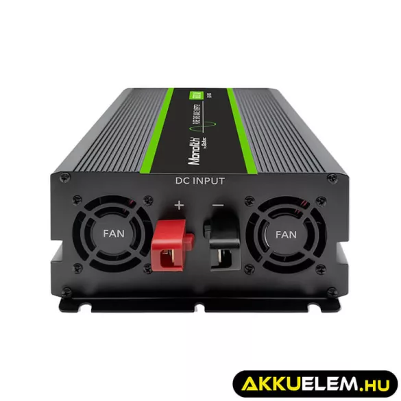 Qoltec színusz Inverter 3000W (max. 6000W) 24 V-ról 230V-ra LCD