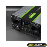 Qoltec színusz Inverter 3000W (max. 6000W) 24 V-ról 230V-ra LCD