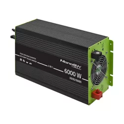   Qoltec 3-in-1 Napelemes szinusz inverter AC 40A, MPPT 40A,  3000W/6000W