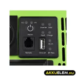 Qoltec 3-in-1 Napelemes szinusz inverter AC 10A, MPPT 40A  1000W/2000W