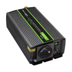 Qoltec Inverter 1200 trapéz 12V -> 230V 600/1200W USB