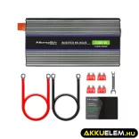 Qoltec Inverter 2000 trapéz 12V -> 230V 1000/2000W USB