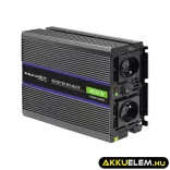 Qoltec Inverter 3000 trapéz 12V -> 230V 1500/3000 USB