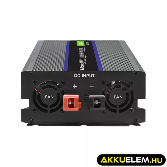 Qoltec Inverter 3000 trapéz 12V -> 230V 1500/3000 USB