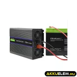 Qoltec Inverter 3000 trapéz 12V -> 230V 1500/3000 USB