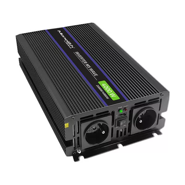 Qoltec Inverter 4000 trapéz 12V -> 230V 2000/4000W USB