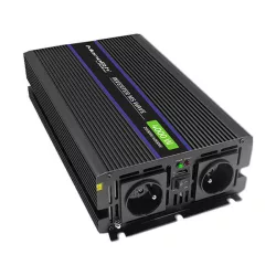 Qoltec Inverter 4000 trapéz 12V -> 230V 2000/4000W USB