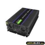 Qoltec Inverter 6000 trapéz 12V -> 230V 3000/6000W USB