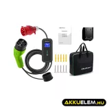 Qoltec EV töltő Elektromos autó töltő 2-in-1 Type2 7kW 230V CEE 3 PIN LCD Hordozható 5m