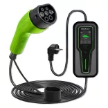 Qoltec EV töltő Elektromos autó töltő 2-in-1 Type2 Szabályozható töltőáram 3.5kW 230V LCD Hordozható 5m