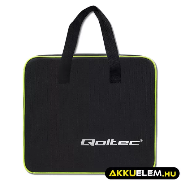 Qoltec EV töltő Elektromos autó töltő 2-in-1 Type2 Szabályozható töltőáram SCHUKO 3.5kW 230V LCD Hordozható 5m