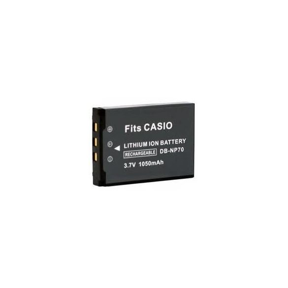 Casio NP-70 1050mAh utángyártott akkumulátor