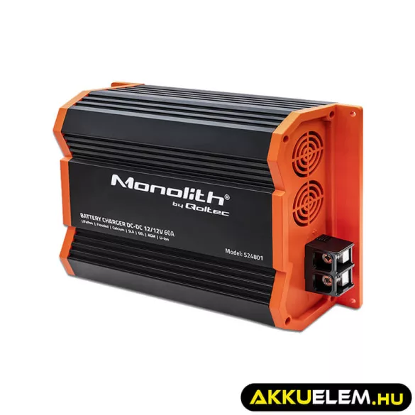 Qoltec DC-DC töltő LiFePO4 AGM 12V akkumulátorokhoz 60A 720W