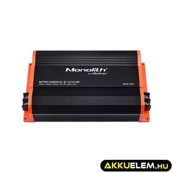 Qoltec DC-DC töltő LiFePO4 AGM 12V akkumulátorokhoz 60A 720W