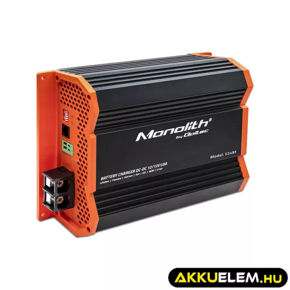 Qoltec DC-DC töltő LiFePO4 AGM 12V akkumulátorokhoz 60A 720W
