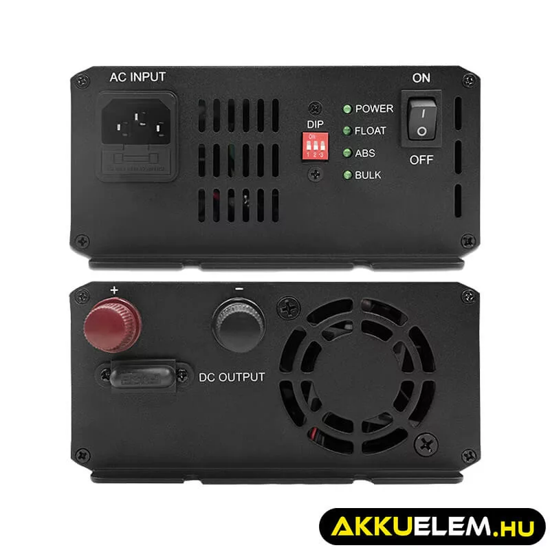 Qoltec Okostöltő LiFePO4 AGM GEL SLA akkumulátorokhoz 20A 12V