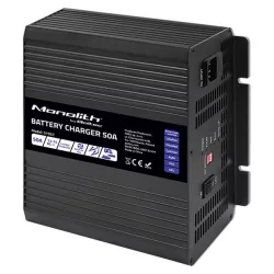   Qoltec Okostöltő LiFePO4 AGM GEL SLA akkumulátorokhoz 50A 12V