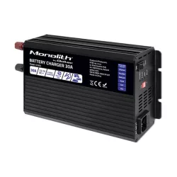   Qoltec Okostöltő LiFePO4 AGM GEL SLA akkumulátorokhoz 30A 12V