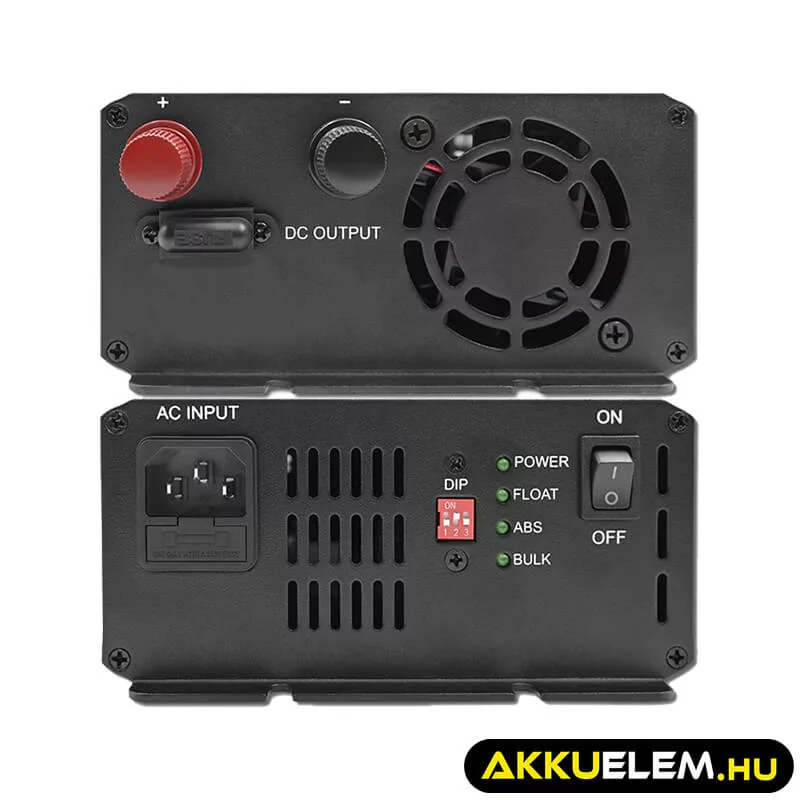 Qoltec Okostöltő LiFePO4 AGM GEL SLA akkumulátorokhoz 30A 12V