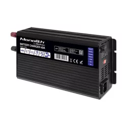   Qoltec Okostöltő LiFePO4 AGM GEL SLA akkumulátorokhoz 40A 12V