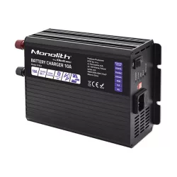   Qoltec Okostöltő LiFePO4 AGM GEL SLA akkumulátorokhoz 10A 24V