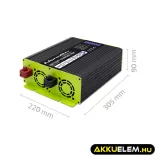 Qoltec Okostöltő LiFePO4 AGM GEL SLA akkumulátorokhoz 60A 12V Gyorstöltés 
