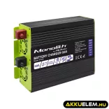 Qoltec Okostöltő LiFePO4 AGM GEL SLA akkumulátorokhoz 60A 12V Gyorstöltés 
