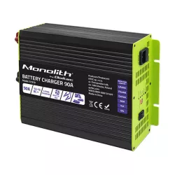   Qoltec Okostöltő LiFePO4 AGM GEL SLA akkumulátorokhoz 90A 12V Gyorstöltés 