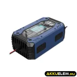 Qoltec Okostöltő STD AGM GEL Akkumulátorokhoz Helyreállító funkcióval 12-24V 10A LCD 9 töltési fázis