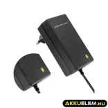 Qoltec Automatikus töltő AGM GEL STD 6V 12V akkumulátorokhoz 1.5A LED jelzés AC/DC