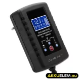 Qoltec Automatikus töltő AGM GEL STD 6V/12V akkumulátorokhoz 2A LED kijelző Helyreállító funkció AC/DC